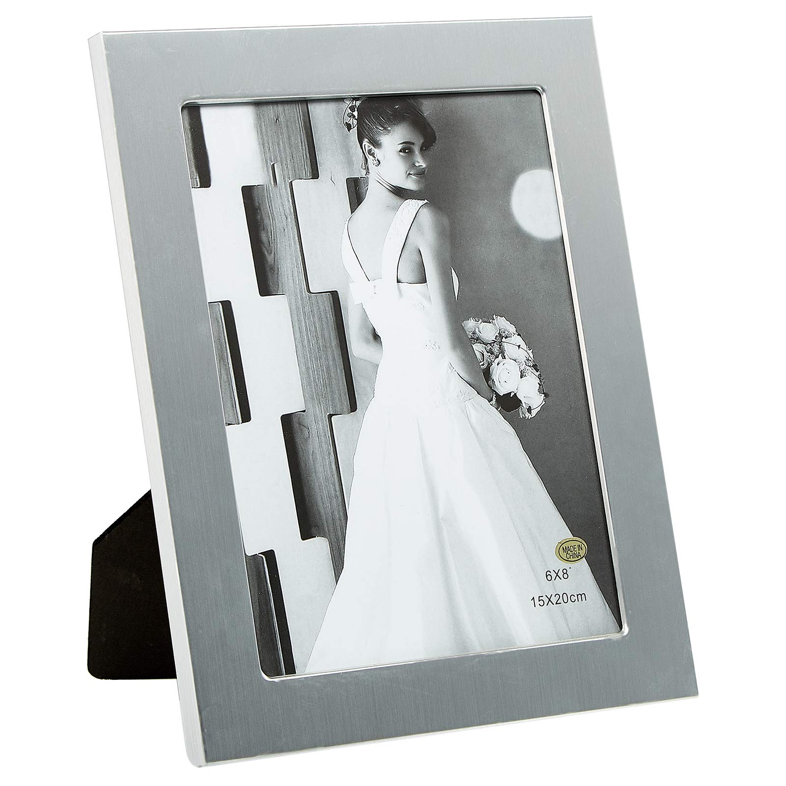 Metal Photo Frame 6x8inch - Grey