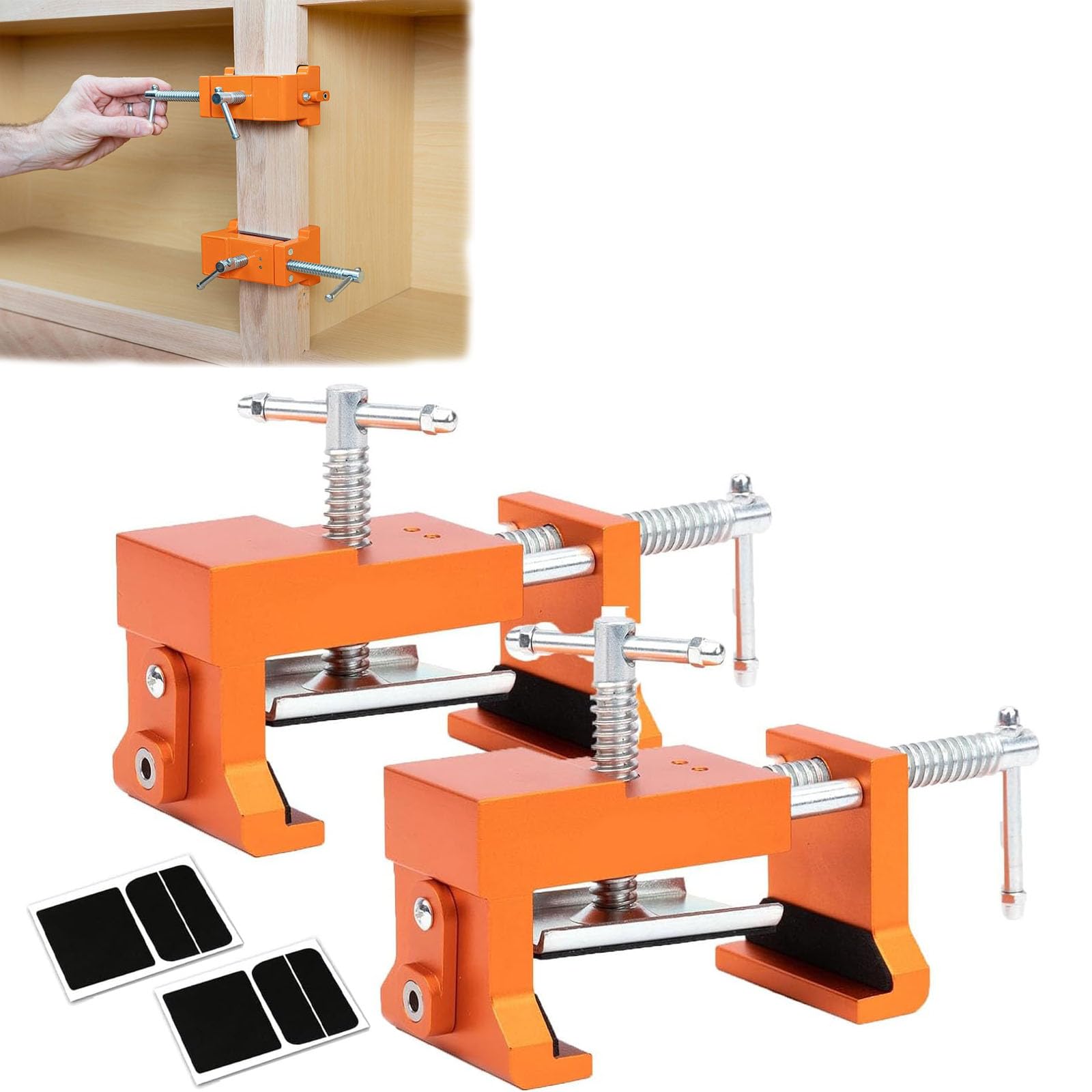 Woodworking Drilling Holding Clip, Claw Clamps for Cabinets, Install Cabinets Tools, Cabinet Clamps for Installing Cabinets, Cabinet Face Frame Clamps