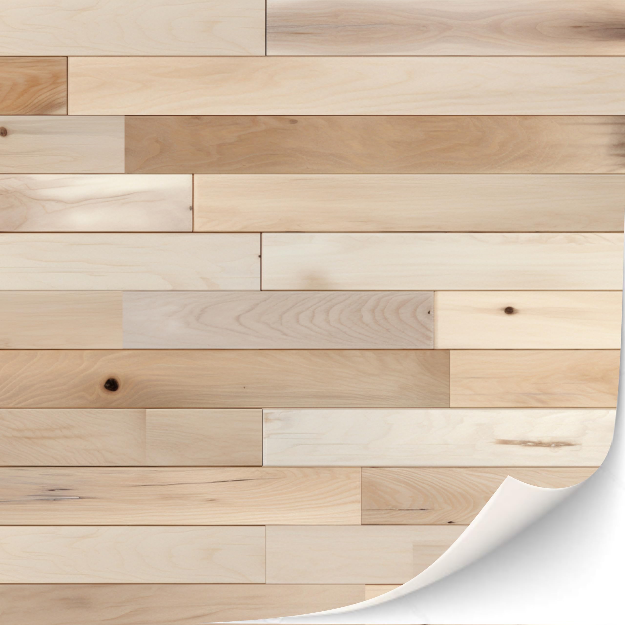 3 Fogli Di Pavimentazione Autoadesiva Per Case Delle Bambole Scala 1:12 (Rovere Color Crema 1)-image