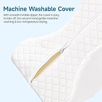 Vista 7 de Memory Foam Knee Pillow for Side Sleepers, Support Leg Pillow for Side Sleeping, Smooth Spine Alignment Pillow, Cushion for Hip, Back, Sciatica