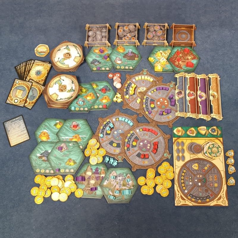 Diluvium - Gioco da tavolo di strategia 4X in spagnolo, esplorazione, colonizzazione, gestione delle risorse e combattimento, modalità solitaria e fazioni asimmetriche, da 1 a 4 giocatori, +10 anni