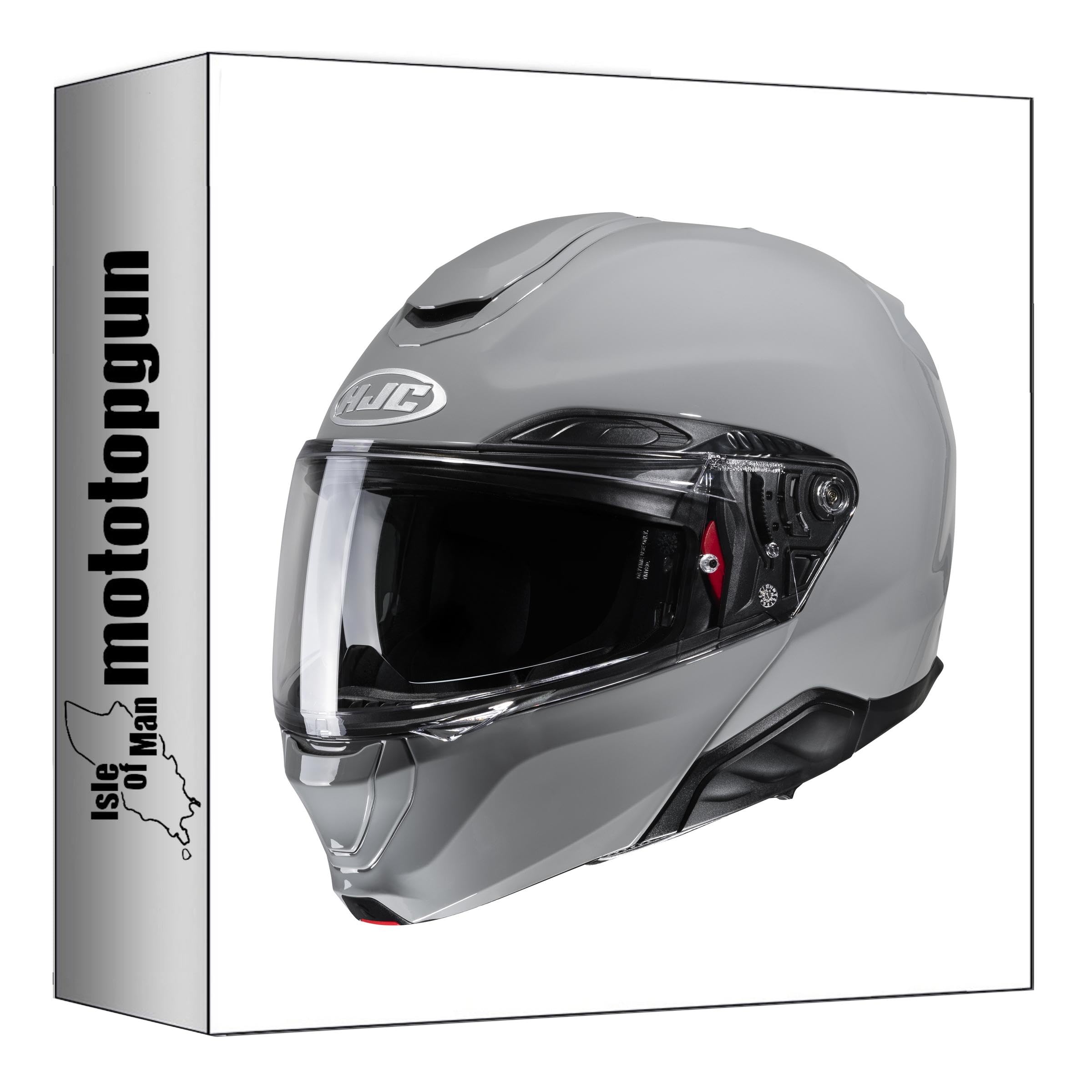 Casque modulable HJC RPHA 91 gris XL avec isolation acoustique