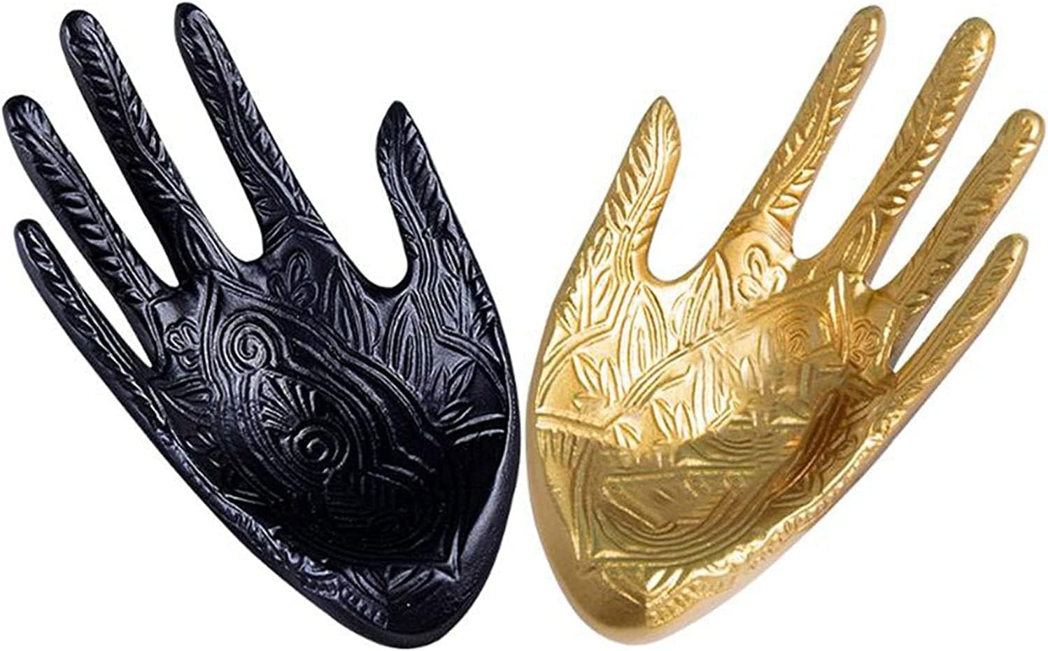 ZUMAHA 新しい創造的な手のひら型ジュエリートレイ、リング/イヤリング/ネックレス/ブレスレット用ジュエリーディスプレイスタンド