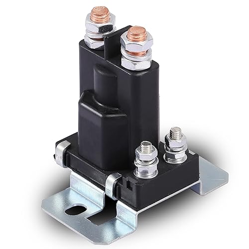 Relé aislante de batería de 80 amperios y 12 V - SPST resistente de 4 pines - Evita la descarga de la batería primaria
