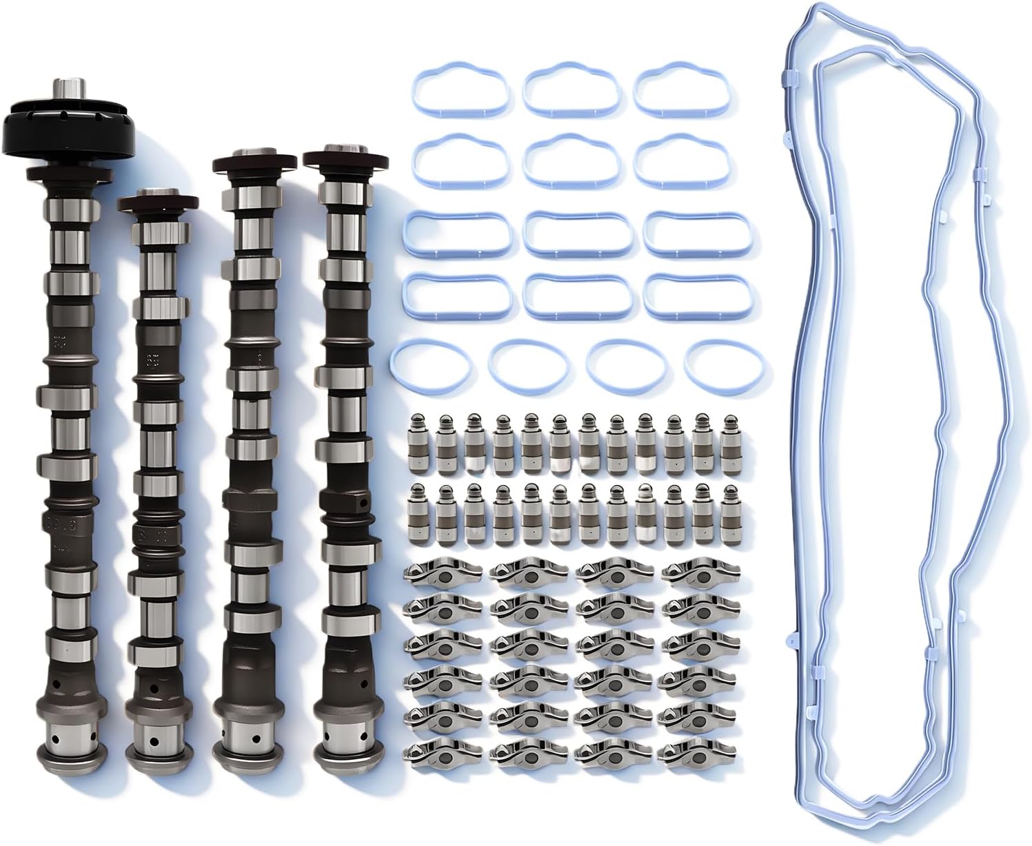 Engine Camshaft Rocker Arm Lifter Kit 3.6L V6 Compatible with Charger Challenger Durango Avenger Cherokee Wrangler ProMaster 5184380AG 5184377AG 5184378AG 5184379AG