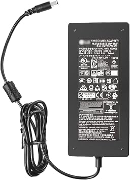 New AC Adapter Slim 140W 19V 7.37A ADS-150KL-19N-3 190140E EAY65768902 A40-Z7370R190-140G0-E EAY65919101 for LG 32BL95U 34GK950G 34GK950F 34GK950F-B 34UM95-PE 34UM94-PD 34UC87M + Cord
