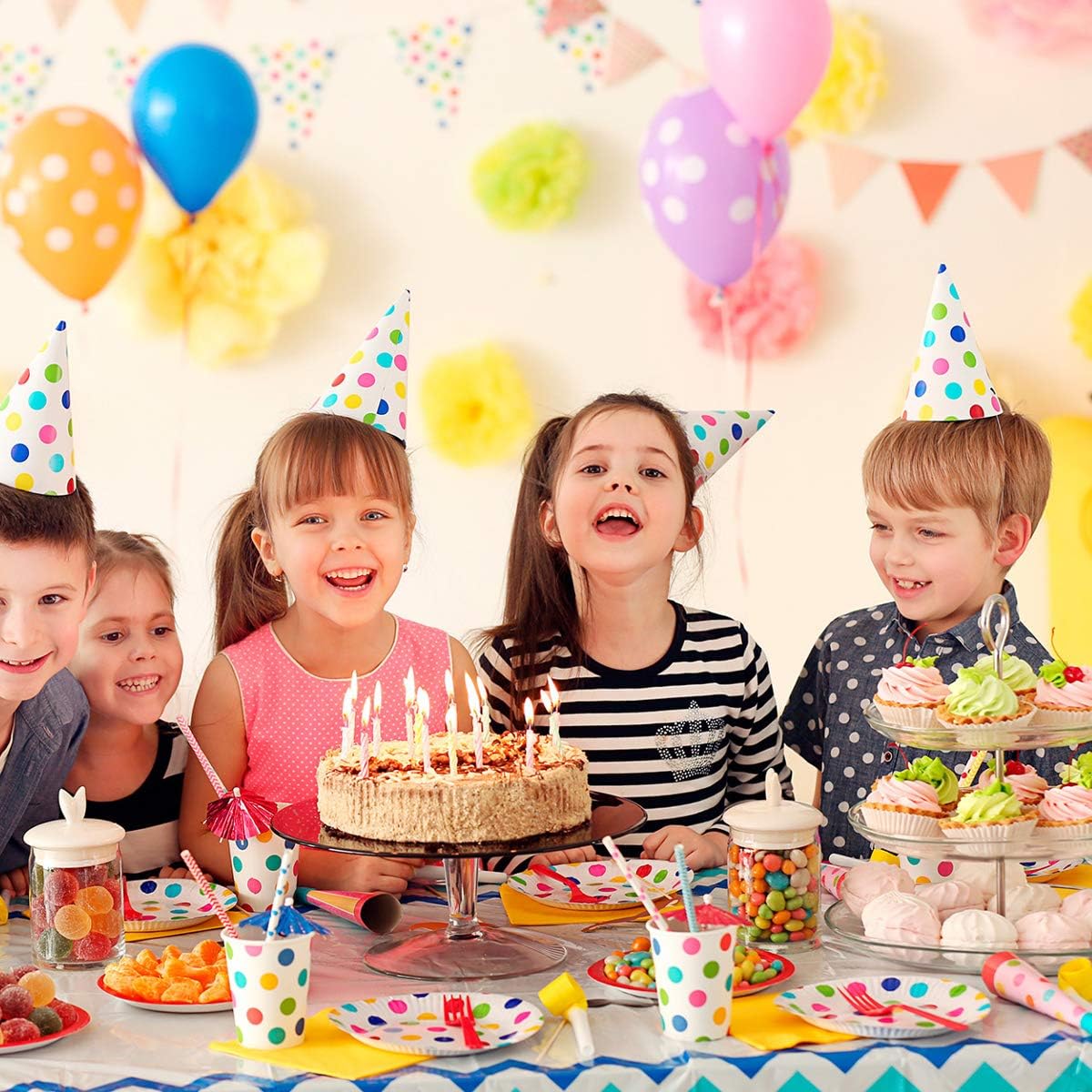 208PCS Electric Balloon Pump Set, Balloon Blower with 12in and 5in Party Balloons, Portable Dual Nozzle 110V 600W With LED lights Tying Tools, Decoration Accessory for Birthday Party Wedding Festival : Toys & Games