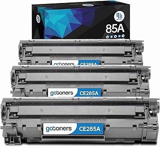 3PK Gotoners Compatible HP 85A CE285A Toner Cartridges Black for HP Laserjet Pro P1102W P1102 P1100 P1102WHP HP Laser Jet Pro M1212NF M1217NFW M1210 P1109W P1005 Printer LH435a/436a/285a Ink