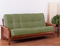 Vista 13 de Blazing Needles Colchón futón de sarga Renewal de 9 pulgadas, matrimonial, índigo