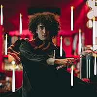 Vista 6 de Velas flotantes con varita, paquete de 20 con 2 varitas, velas mágicas colgantes de Halloween, velas flotantes sin llama operadas a batería