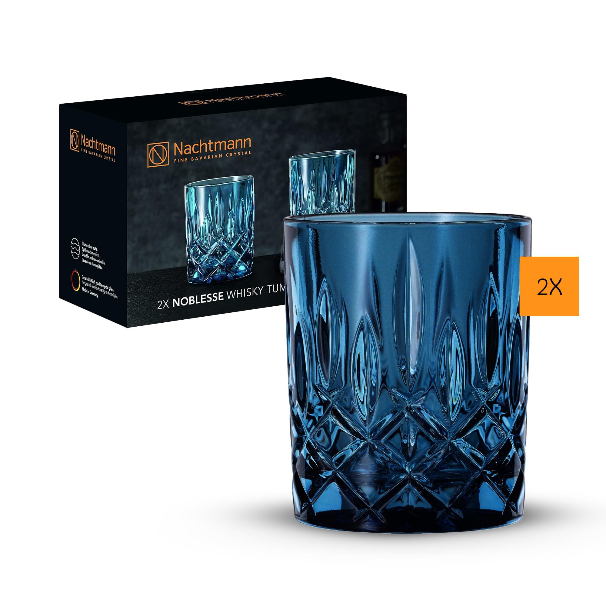 Amazon.com: Nachtmann Noblesse Collection 4” Whiskey Tumbler, Made