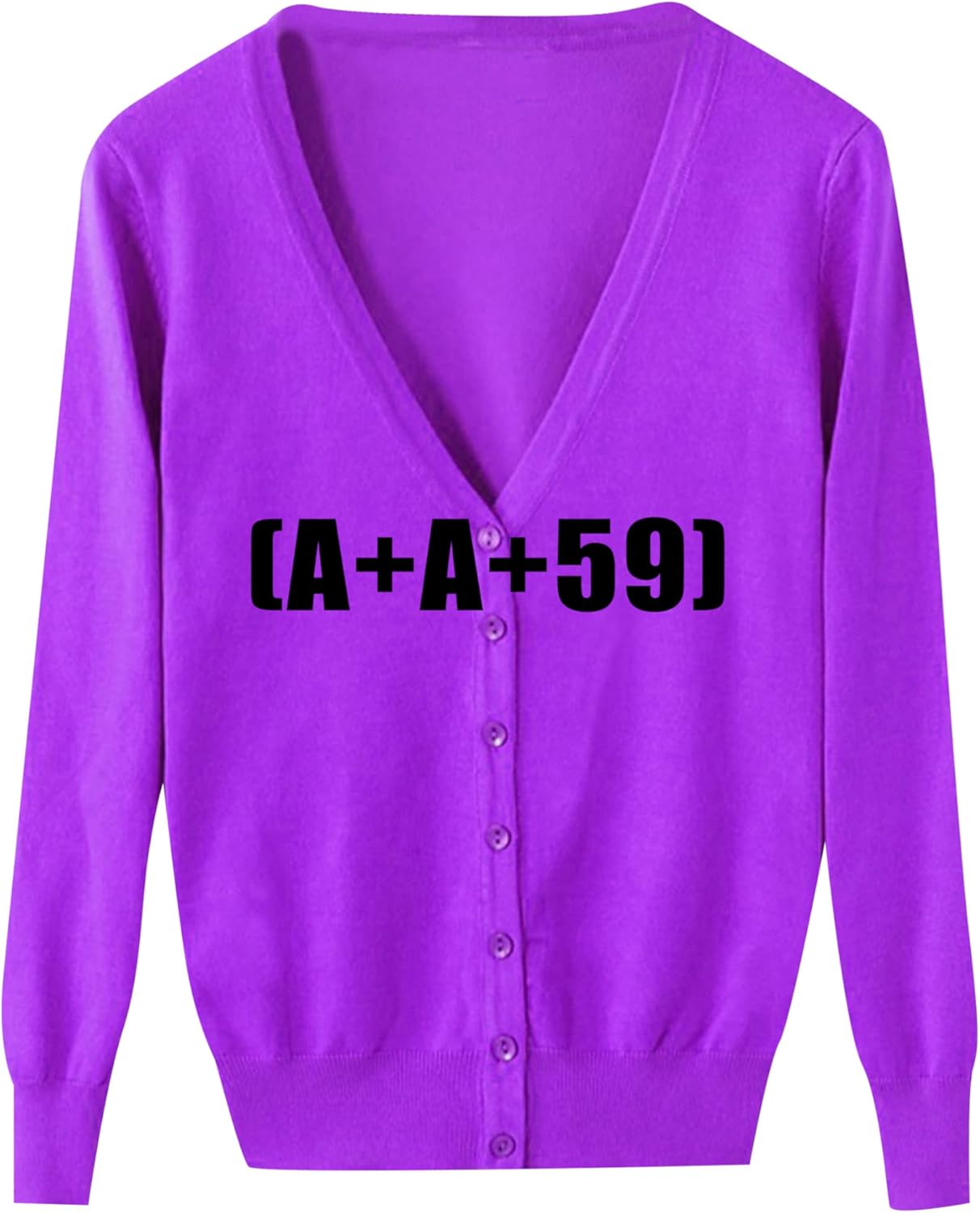 MAYRAIN Women Long Sleeve Fashion V Neck Jackets Soft Comfy Work Outdoor Sweater