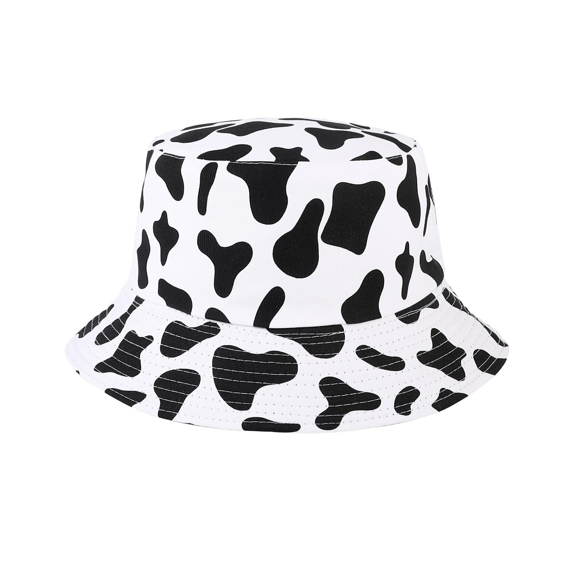 Manfnee Fashion Retro 80s 90s Bucket Hat for Men Women Packable Sun Cap Rave Party Outfit Accessories Fisherman Hat