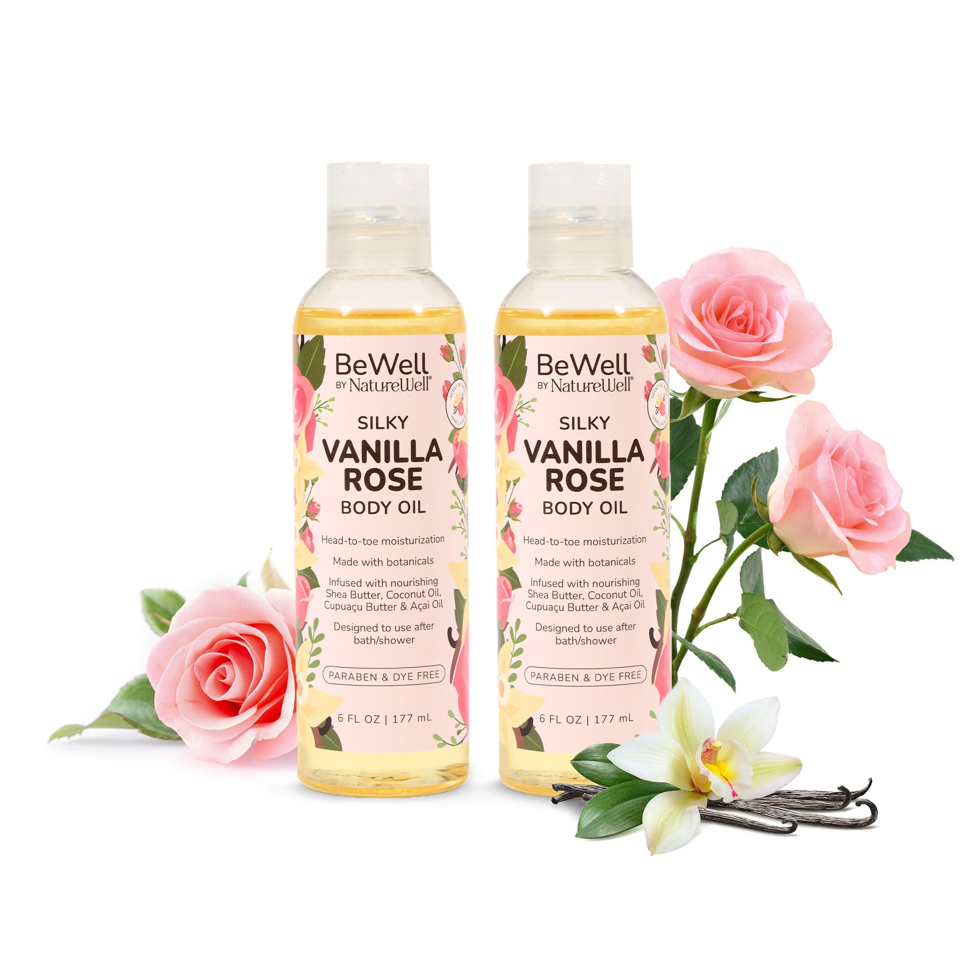  NATURE WELL Moisturizing Lightweight Body Oil for Smooth & Glowing Skin
| NATURE WELL Vanilla Rose Scented Multi-Purpos