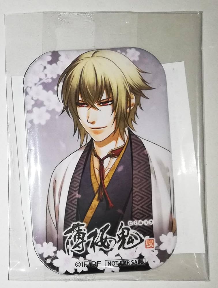 薄桜鬼 風間千景 缶バッジ Amazon | 薄桜鬼 真改 風間千景 角丸長方形缶バッジ キャラ