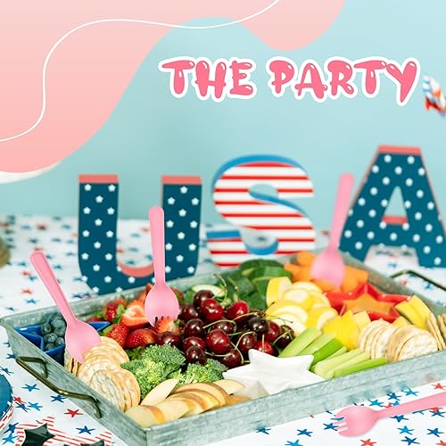 Miniatura 4 de Tioncy Juego de 150 tenedores desechables de plástico envueltos individualmente de 4.5 x 1.26 pulgadas, juego de tenedor y cuchara 2 en 1,