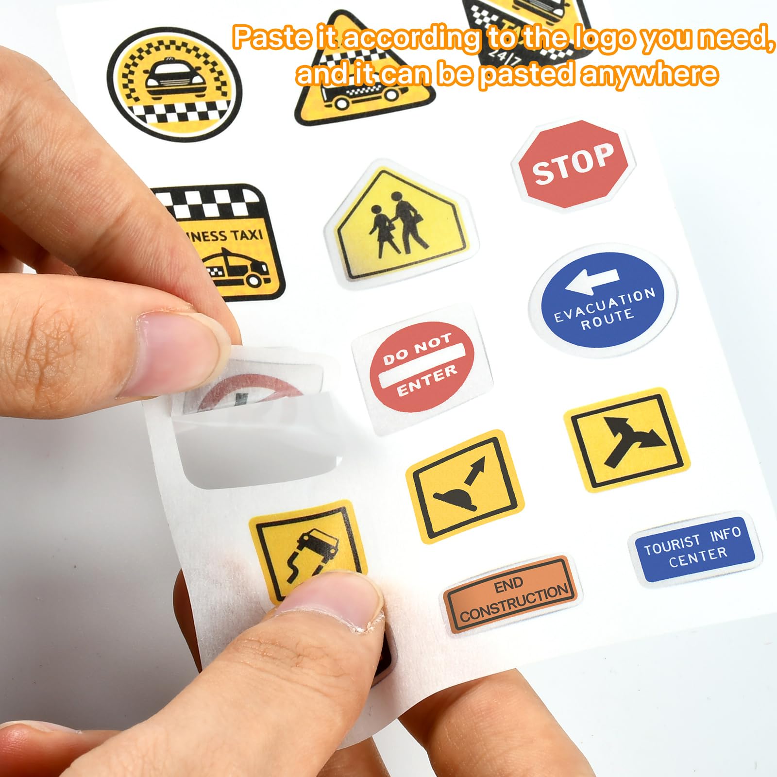 29pcs Mini Segnali Stradali, Segnale Stradale Giocattolo, Mini Cono Stradale, Segnaletica Stradale per Bambini, Giocattoli Educativi per Segnali Stradali per Bambini