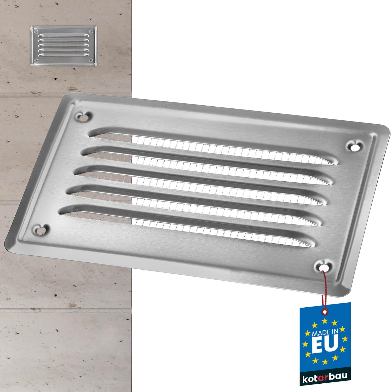 Marrone Griglia Di Ventilazione / 200mm X / Con 150mm