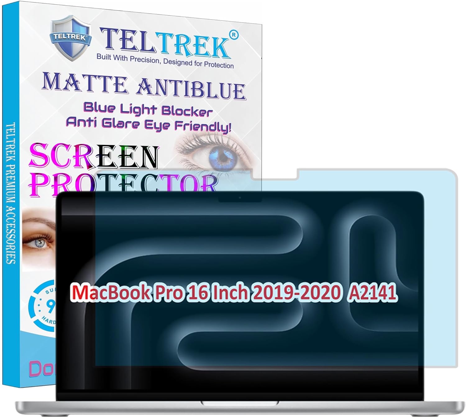 Eye Friendly AntiBlue Light, Anti UV, Anti Glare Matte Finish Screen Guard Designed For MacBook Pro 16 inch (2019-2020) A2141 Screen Protector