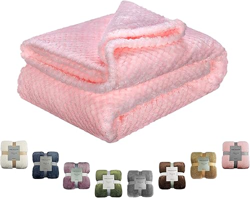 Miniatura 33 de Manta de alta calidad Msicyness para perro, manta polar acolchada, suave y cálida para mascotas, perros y gatos. 1 paquete verde,rosado, (1 Pack