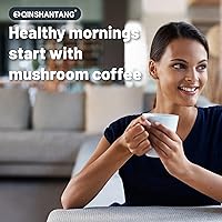 Vista 7 de Café en polvo de hongos 14 en 1, suplemento de hongos con melena de león, reishi, chaga, cordyceps, shiitake, aceite MCT y adaptógenos Inmunidad