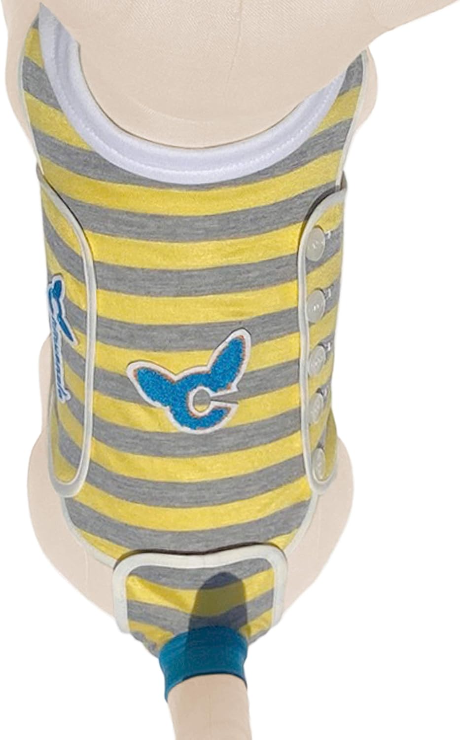 Playin' Ruff Designer Full Body Onesie Dog Diaper Created to Hygienically Absorb and Contain Urine (Small)