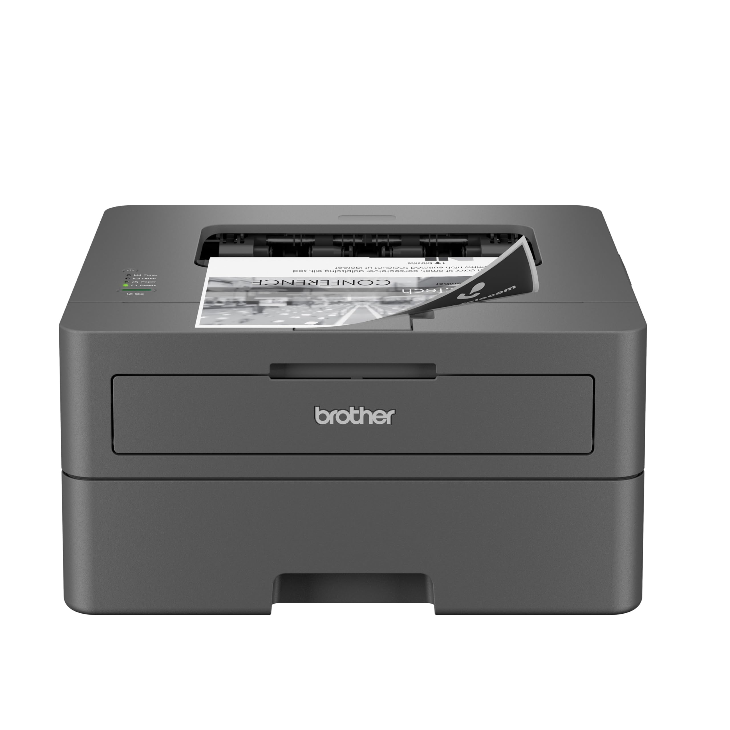 Brother HL-L2400D Compact Monochrome Laser Printer with Duplex Printing, USB connectivity (Cable Sold Separately), Black & White Output