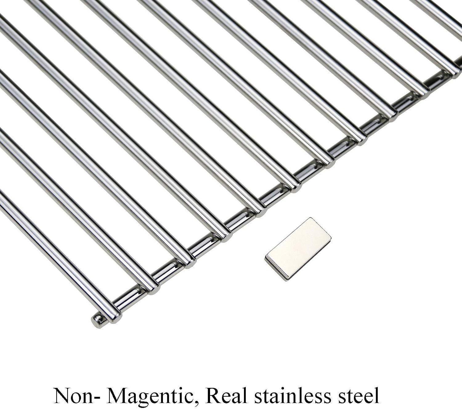 Hisencn BBQ Grill Replacement Pipe Burner and Heat Plates Tent Sheid, 17 inch Grill Cooking Grates Replacement Kit for Home Depot Nexgrill 720-0830H, 720-0830D Gas Grill