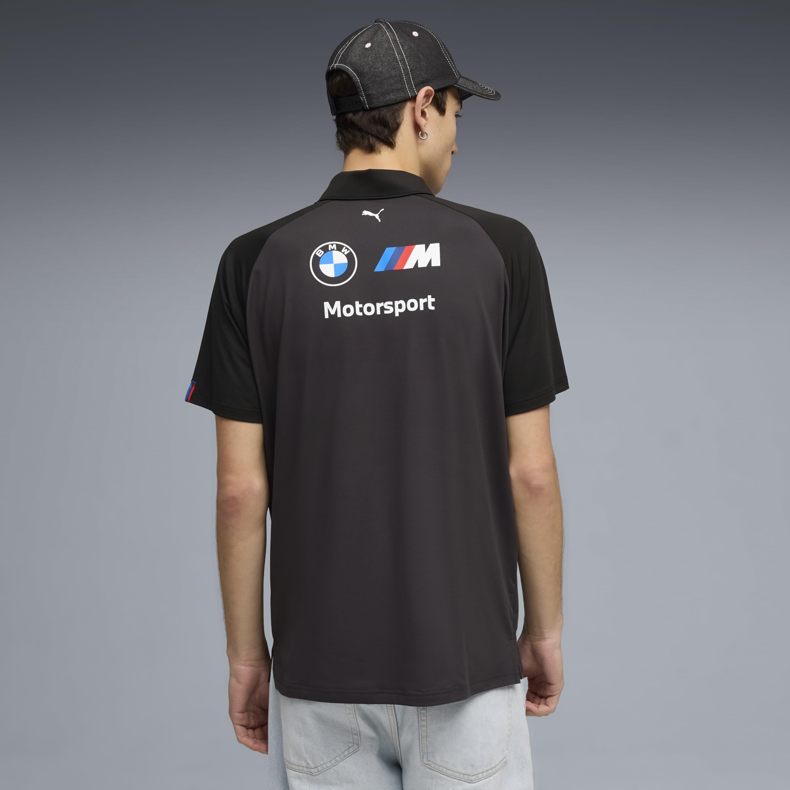 PUMA BMW M Motorsport Polo Pumatech para Hombre – Negro