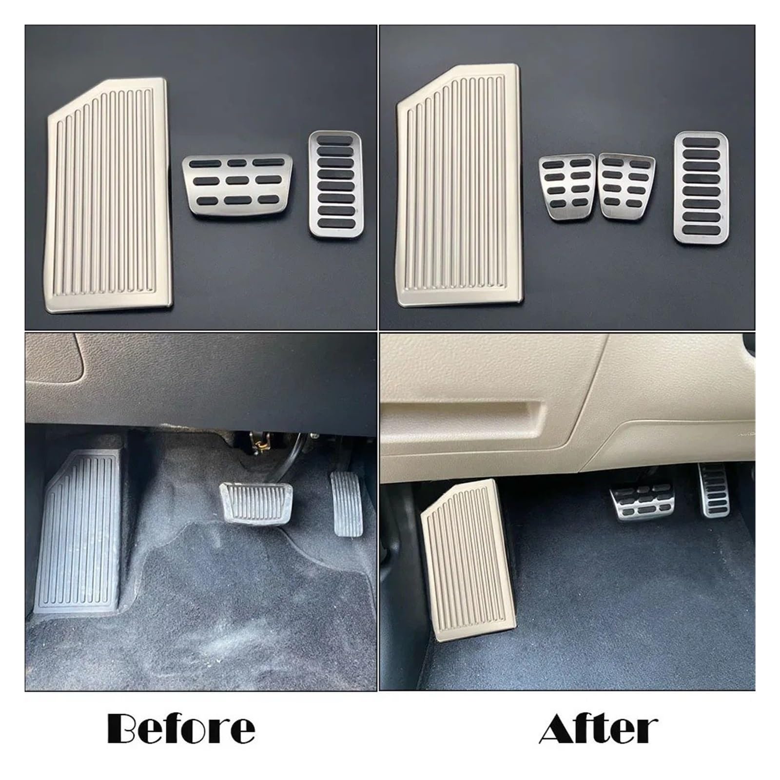 Pedal Coche Fundas Para Pedales Acelerador Freno Embrague Para Kia Para CEEDPara XCEED Para ProCeed GT (2018-2022). Pedales Freno(For Manual 3piece)