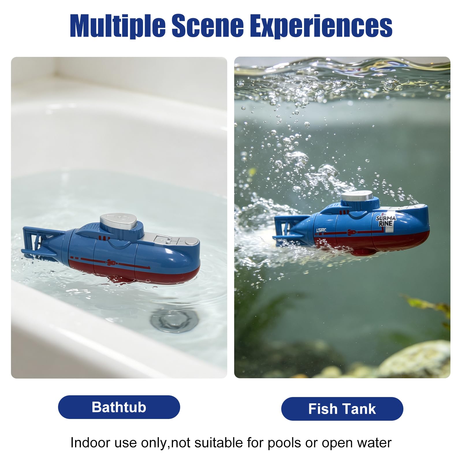 Mini Submarino Teledirigido Barco, 2,4 GHz Barco Teledirigido