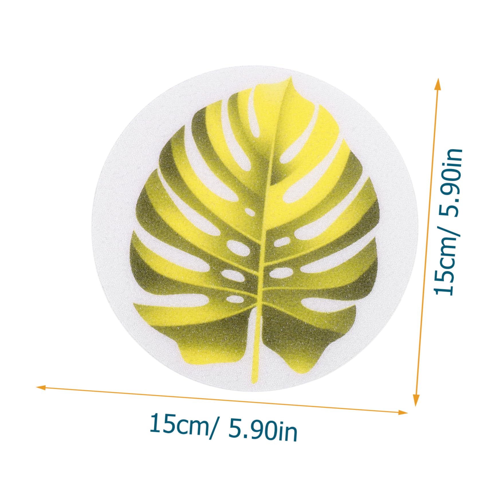 ABOOFAN 1 Set Non Skid Bathtub Stickers for Leaf Decals Slip Bathroom Stickers for Safety and Fun Bath Decoration