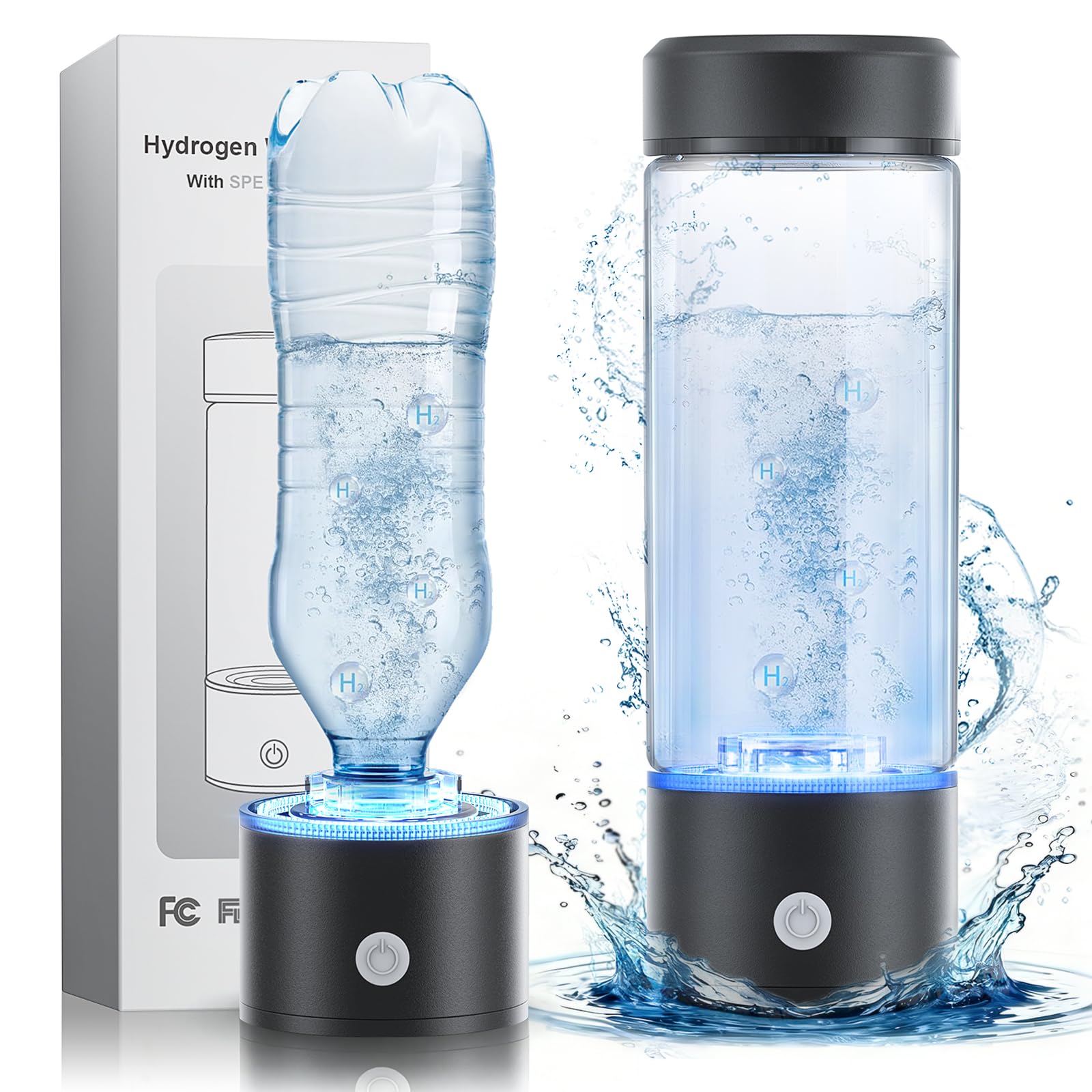 新品未使用 ダブル水素ボトル H2 Double Hydrogen Bottle Amazon.com: Seducte 2026 New Hydrogen Water Bottle, 2800PPB in