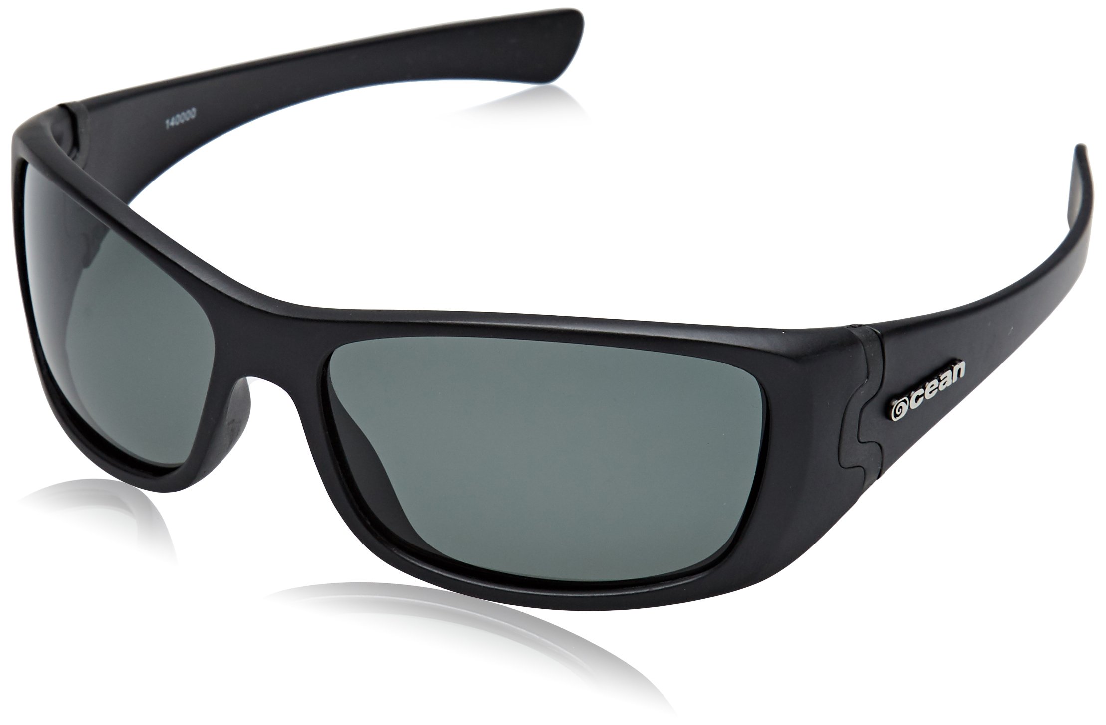 Ocean Sunglasses Sunset Beach - Gafas de Sol polarizadas - Montura : Negro Mate - Lentes : Ahumadas (14000.0)