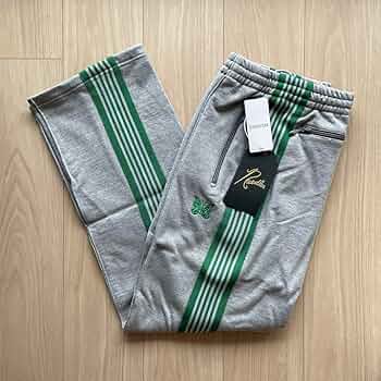 Needles セットアップ トレーナー トラックパンツ グリーン 最終値下げ】needles トラックパンツ XS グリーン