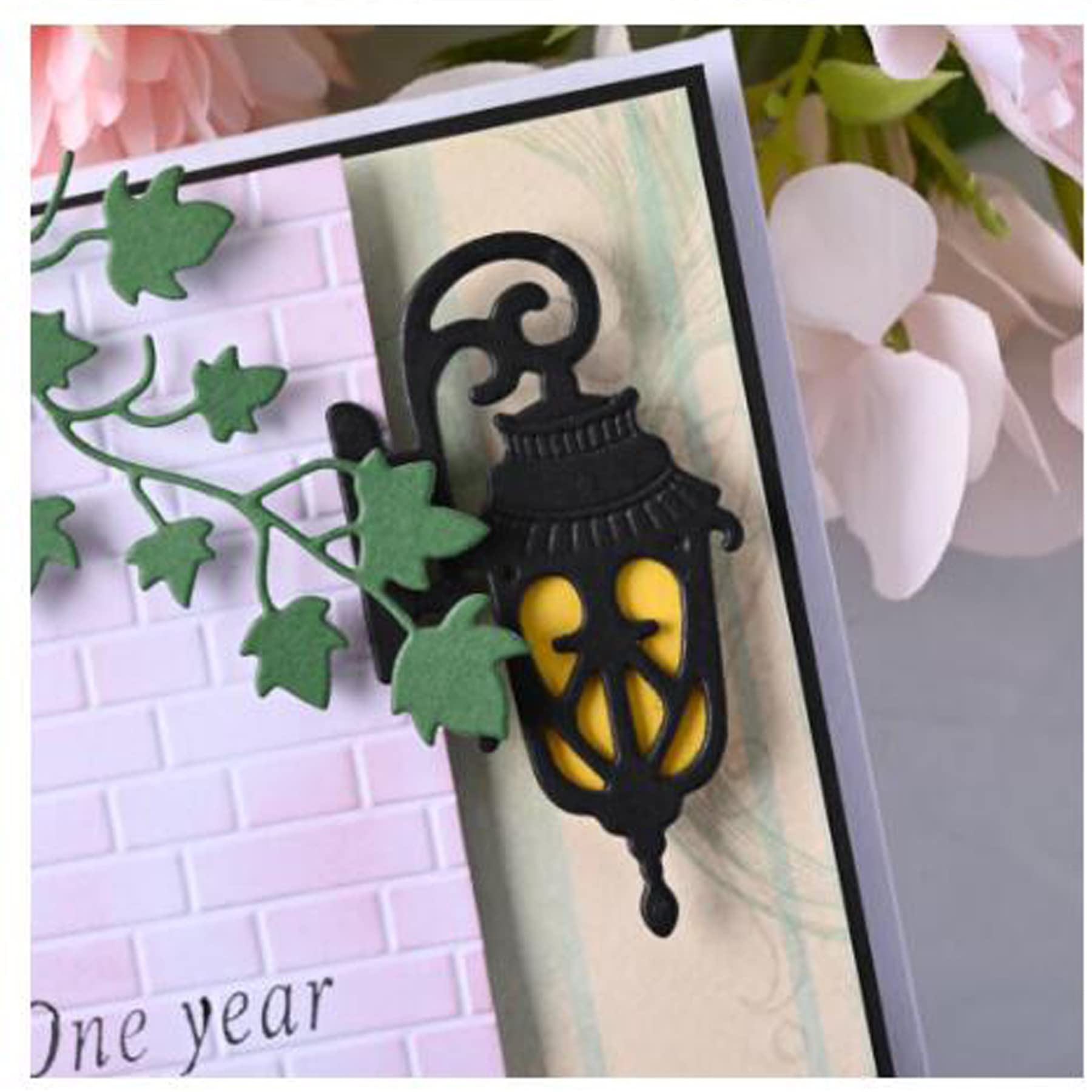 Acheter Matrices De Découpe En Métal, Design De Feuille Et De Corde à Nœud De Dessin Animé, Bricolage, Scrapbooking, Pochoir De Gaufrage, Modèle D' Album Artisanal En Papier