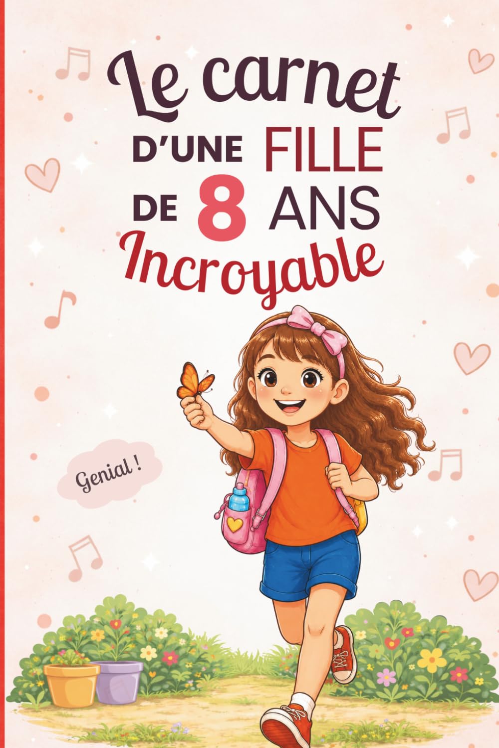 Le carnet d’une fille incroyable de 8 ans: Cahier d’activités pour développer créativité, confiance et imagination – le cadeau parfait pour une fille de 8 ans