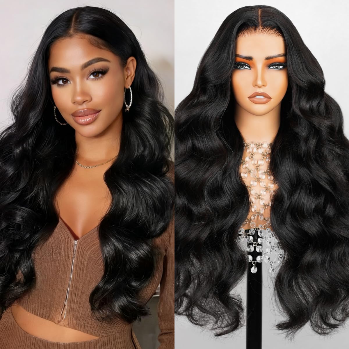 Arabella 6X5 Glueless Wig Human Hair Pre Plucked 230% Density Closure Wig 12A Loose Body Wave (26inch)