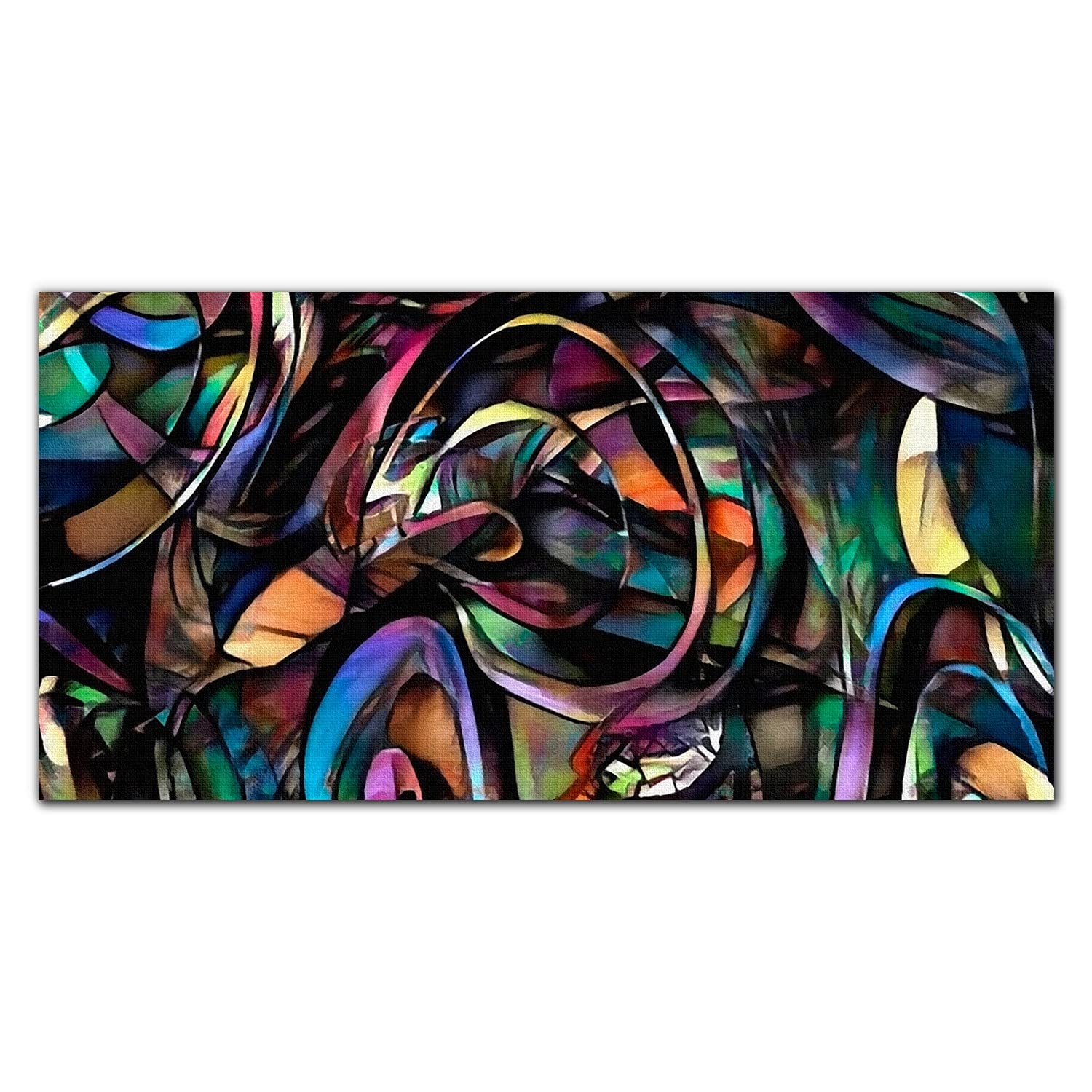 Crédence de cuisine adhésive 120x60cm panneau verre trempé dosseret mural