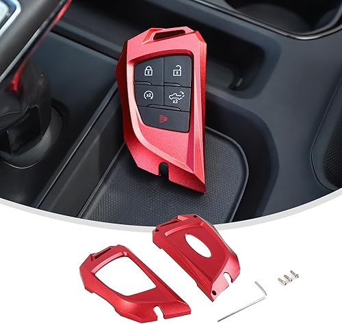 Linskip Funda para llavero de 5 botones compatible con Chevy Silverado Suburban TahoeGMC Sierra Yukon DenaliBuick Encore Avenir 2021-2023,