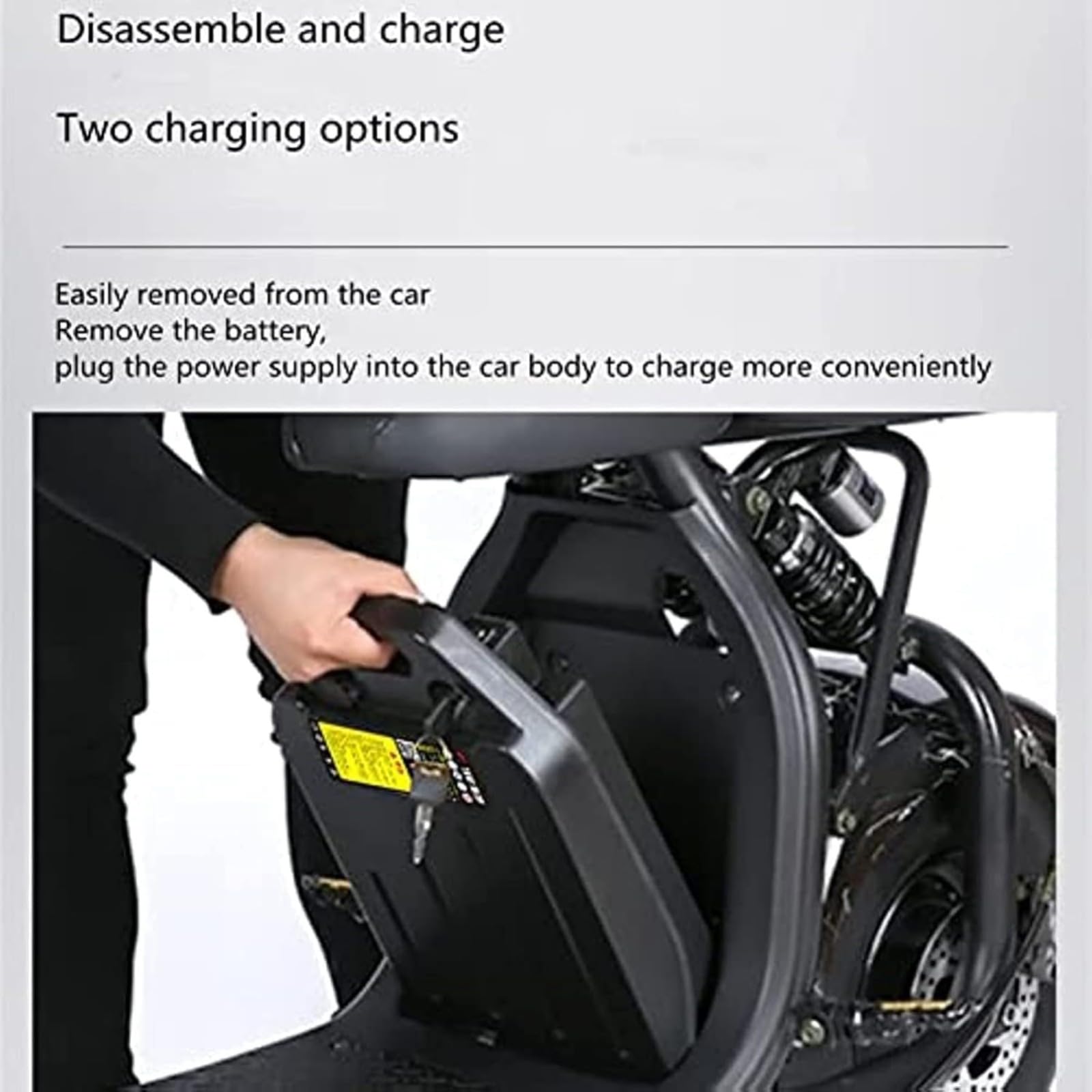 60V 20Ah/25Ah/30Ah Batteria Per Monopattino Elettrico/Bicicletta, 60V Batteria Per Monopattino Elettrico, Con Caricabatterie, Per Motore Da 1000W 500W 200W 60V,25Ah