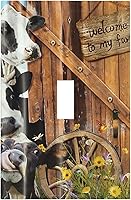 Vista 56 de Placa de pared doble basculante de mármol azul, cubierta decorativa de interruptor de luz de 2 cuadras, moderna acuarela degradada, arte de tinta