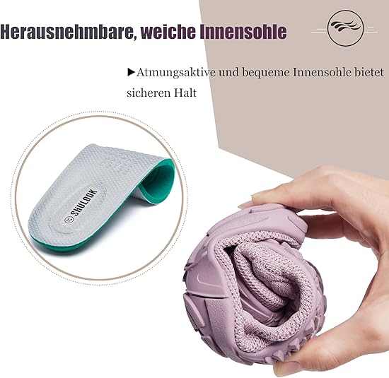 SHULOOK Blotevoetenschoenen voor dames en heren, antislip, brede