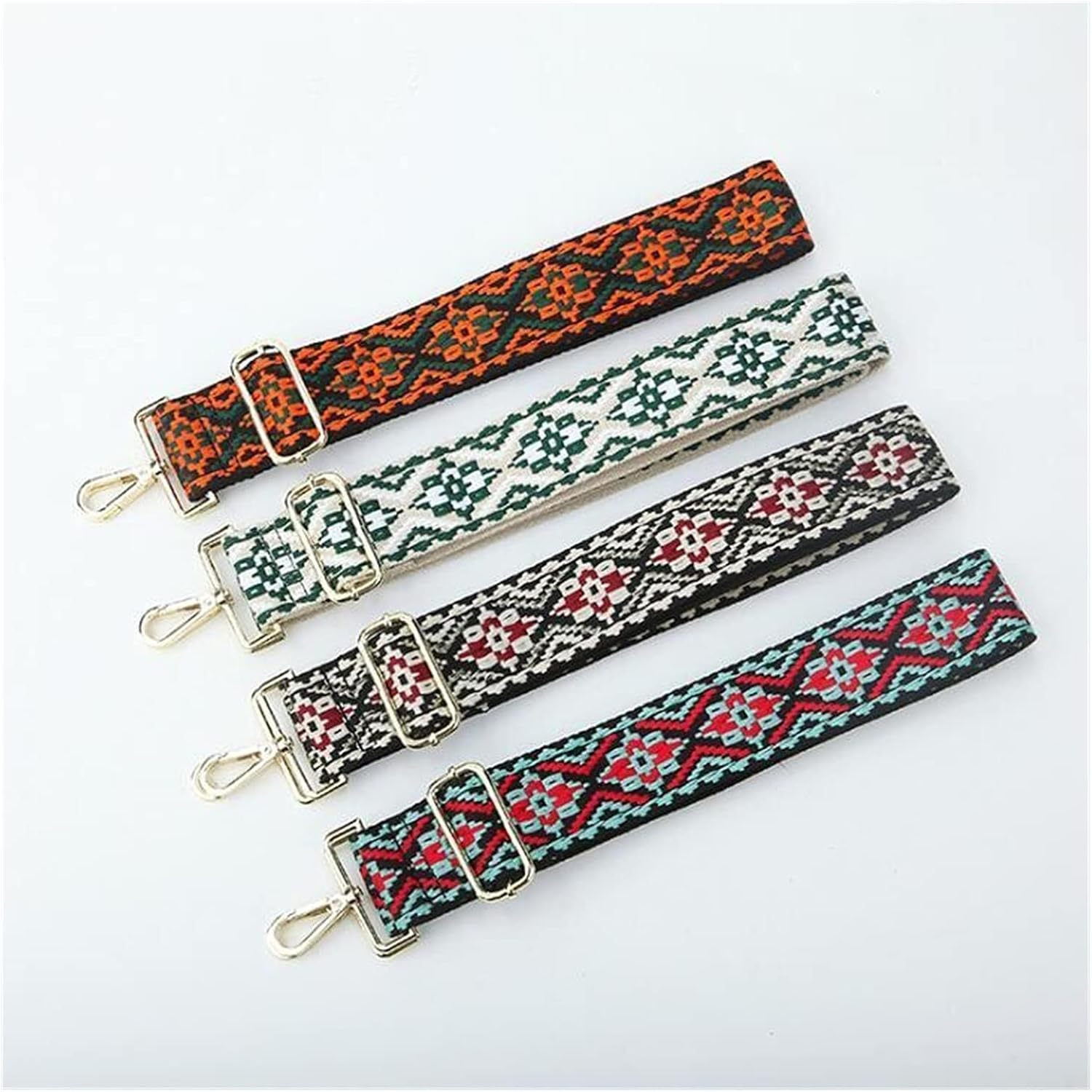 [GRFIT] 財布のストラップの交換 クロスボディのためのワイドバッグストラップ DIY.取り外し可能なショルダーストラップ織りハ