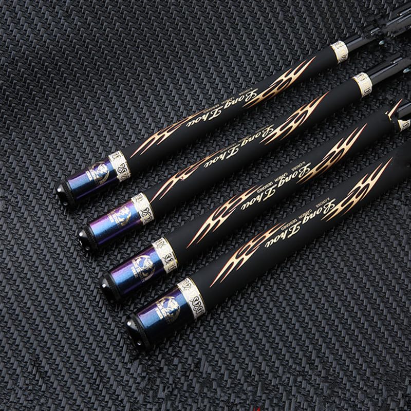 Canne a Peche Carp Poles Feeder Portable Telescopic Fishing Rod Stream Hard Ultralight Carbon Pole Combo Gear Canne a Peche telescopique(7.2 M)
