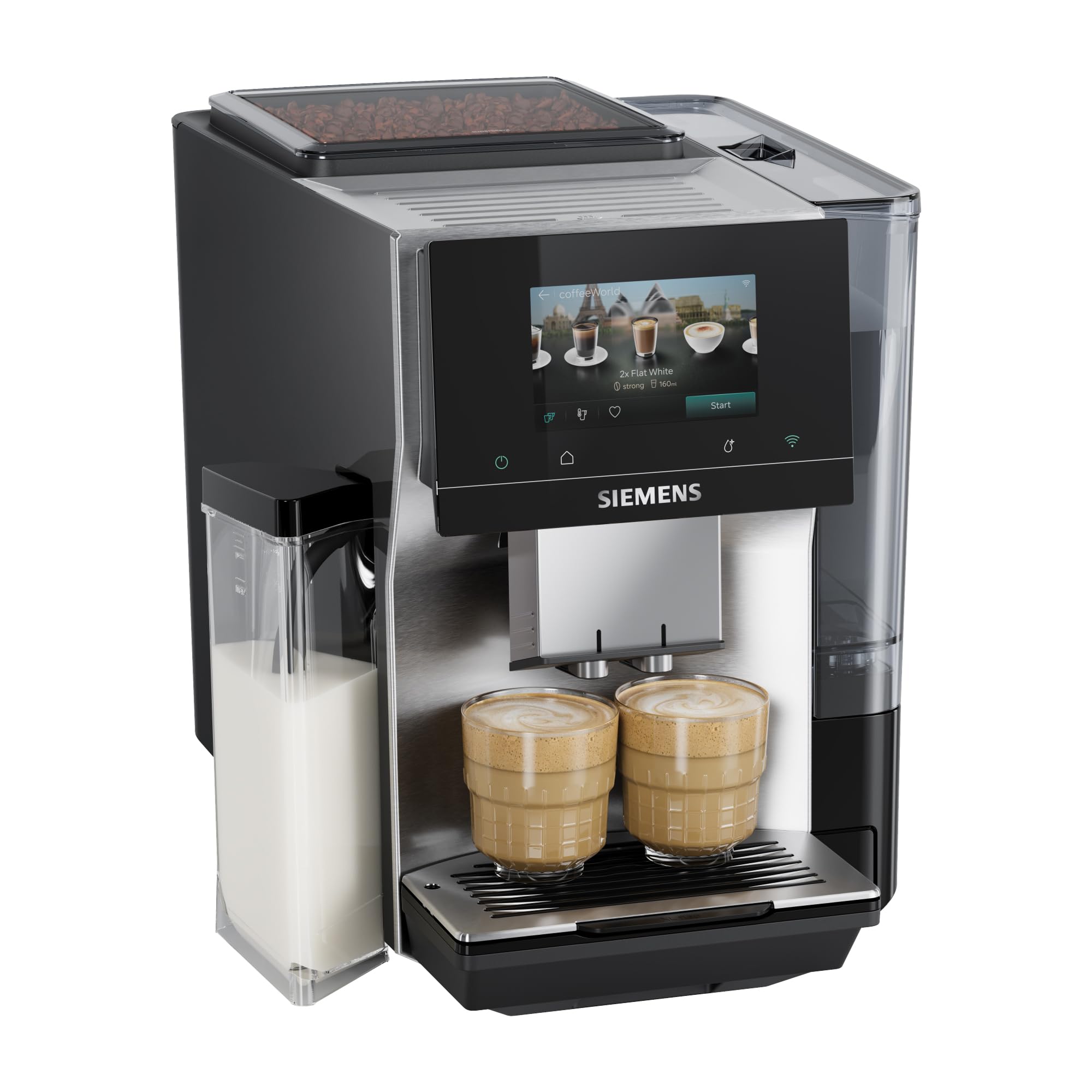 Siemens Kaffeevollautomat Kaffeevollautomat EQ700 iAroma Full-Touch-Display
