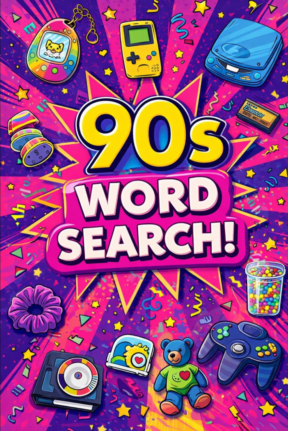 90's Word Search: 100 puzzles