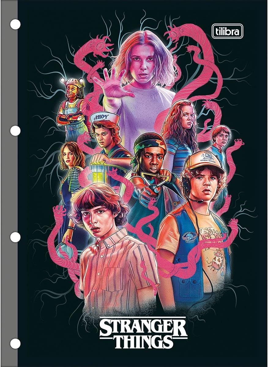 Bloco Fichário Universitário Stranger Things 80Fls. Tilibra | Amazon.com.br