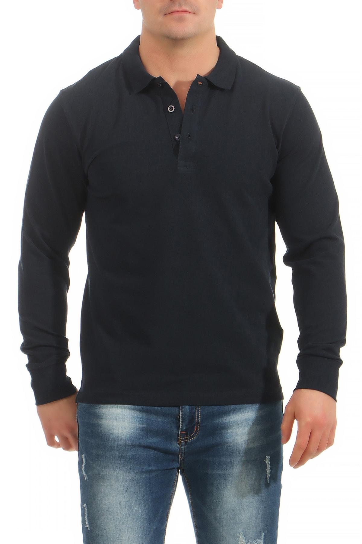 Herren Poloshirt Langarm 5er Pack - aus Baumwolle - Regular Fit Polohemd mit Polokragen & Knopfleiste - pflegeleicht, atmungsaktiv, vielseitig tragbar für Arbeit etc. - große Größen S - 5XL