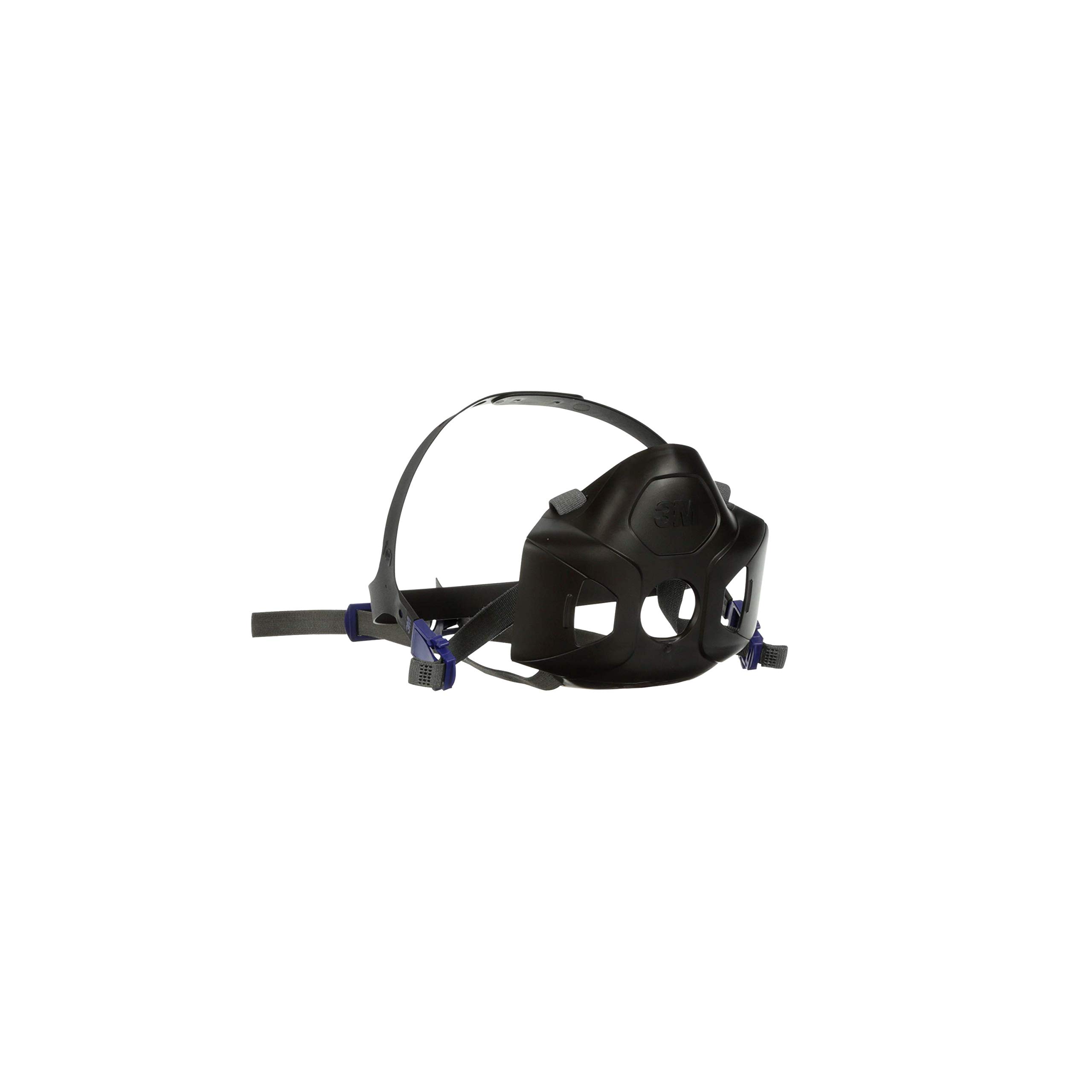 3M Secure Click - Conjunto de arnés de cabeza para medias máscaras serie HF-800, HF-800-01, Color negro